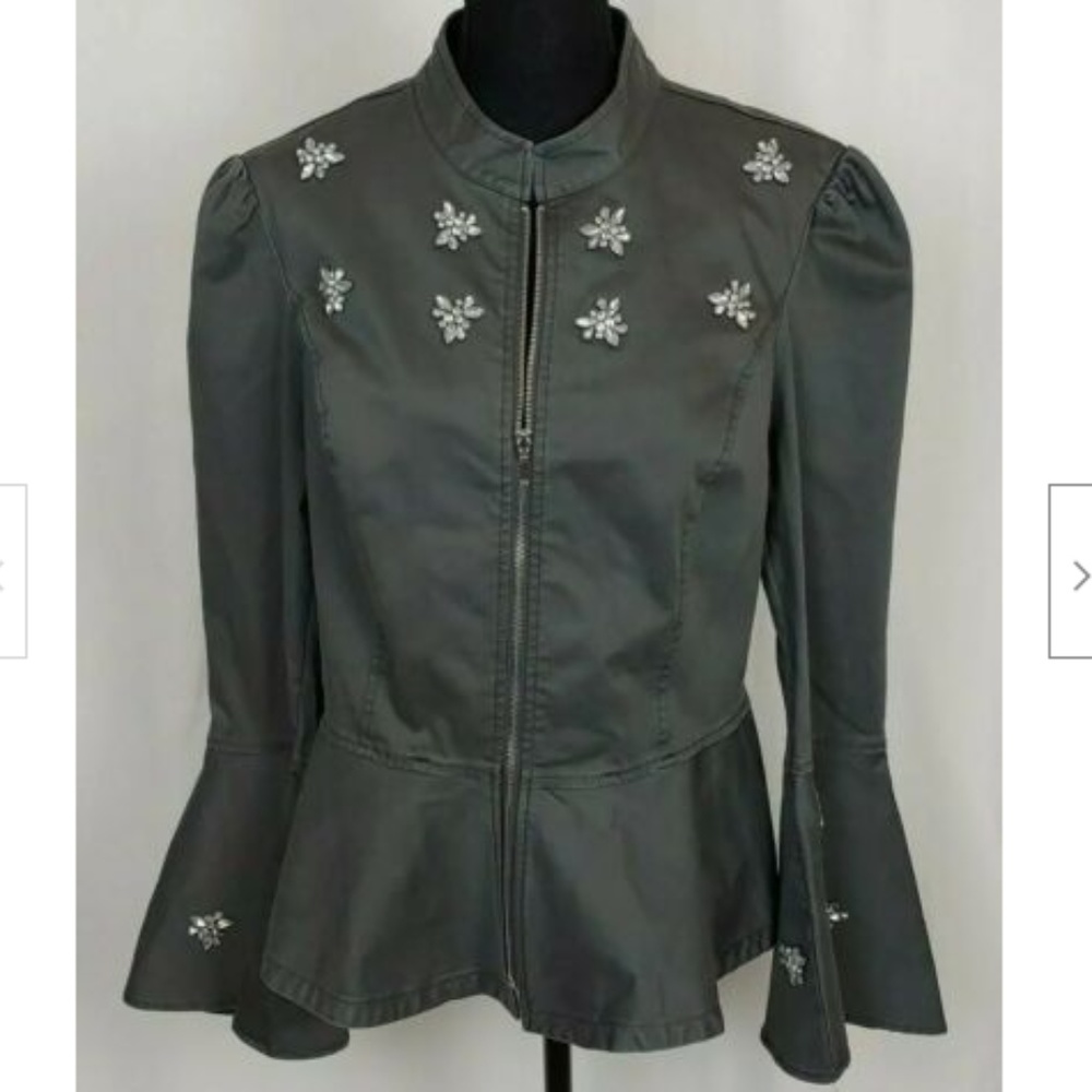 Women's International Concepts Grey Jacket Size M